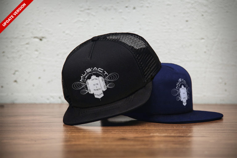 Mus'act - casquettes - goodies